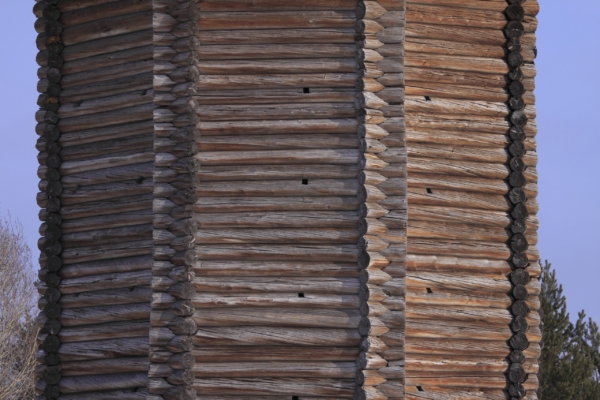 The walls of the Church tower